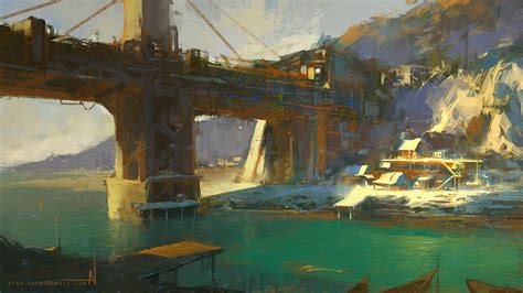 ArtStation - Old Fishing Town