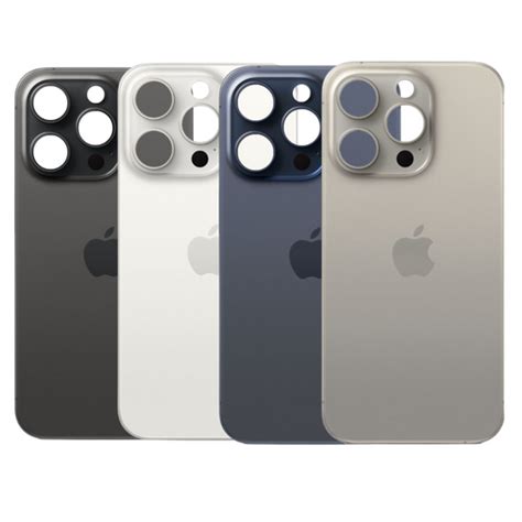 Apple iPhone 15 Pro - Back Rear Replacement Glass Panel (Big Camera Hole) | Polar Tech Australia