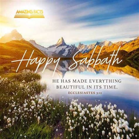 Happy Sabbath! | Sabbath Picture Gallery | Sabbath Truth