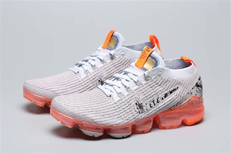 Nike Air VaporMax Flyknit 3.0 Grey Orange - FavSole.com