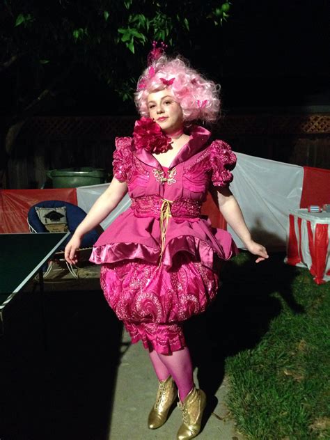 My Effie Trinket Costume designed and made by me, Vanessa Rockey ...