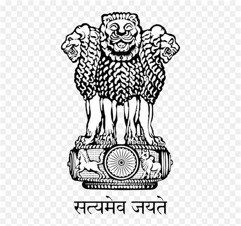 Lion Satyamev Jayate Logo Png - National Emblem Of India, Transparent Png is pure and creative ...