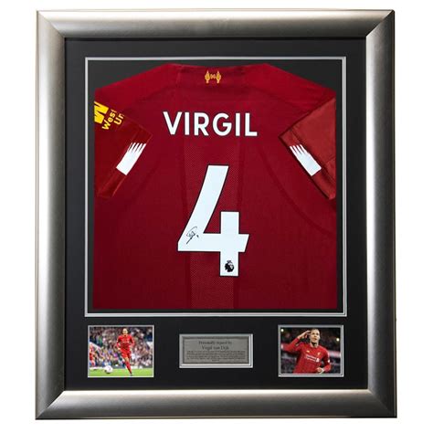 Virgil van Dijk Signed Liverpool FC Shirt - Elite Exclusives