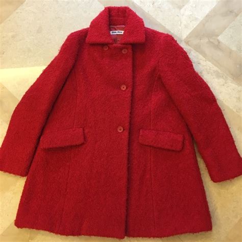 Miu Miu | Jackets & Coats | Miu Miu Wool Coat | Poshmark