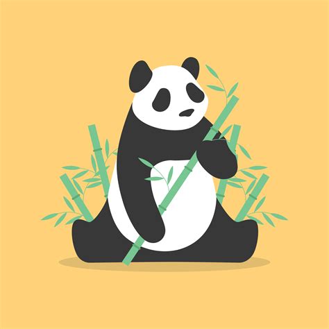 Cute wild giant panda 1218638 Vector Art at Vecteezy