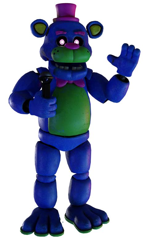 Funko Five nights @ Freddys Blacklight glowing Freddy Fazbear (blue ...