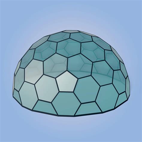 Geodesic Dome - 3D Model by Ocstard