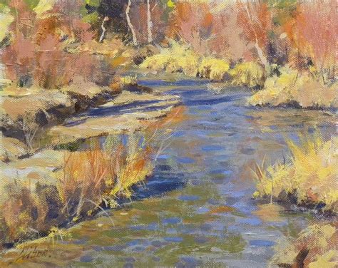 Autumn Stream Painting by Greg Clibon - Fine Art America