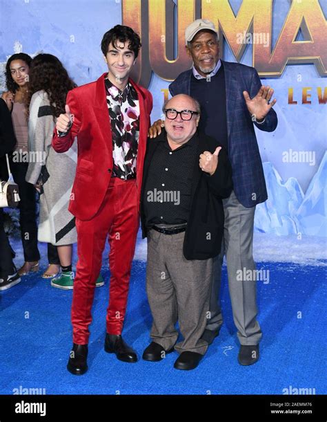 09 December 2019 - Hollywood, California - Alex Wolff, Danny DeVito, Danny Glover. ''Jumanji ...