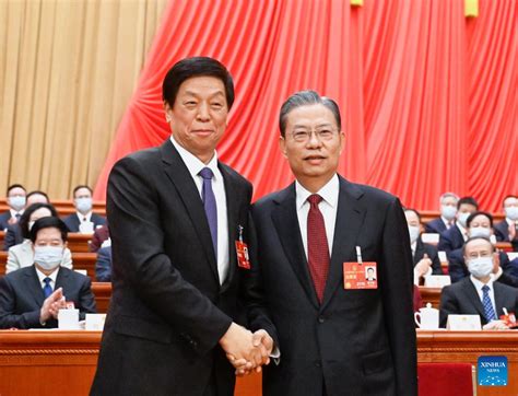 Zhao Leji elected chairman of China's 14th National People's Congress Standing Committee