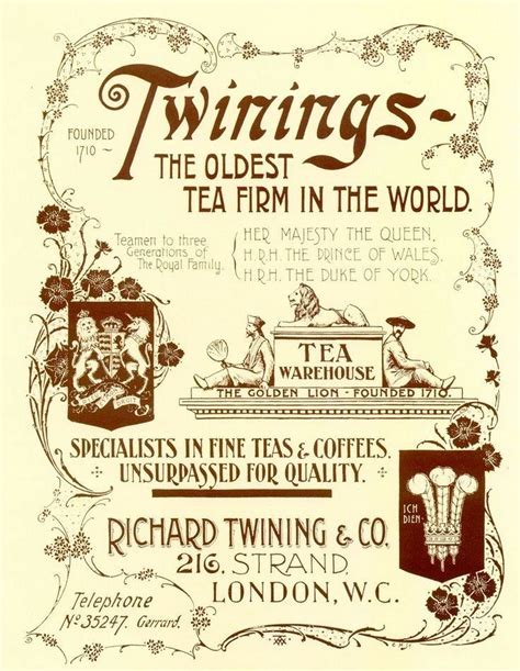 Twinings vintage logo | Twinings tea, Tea art, Tea shop