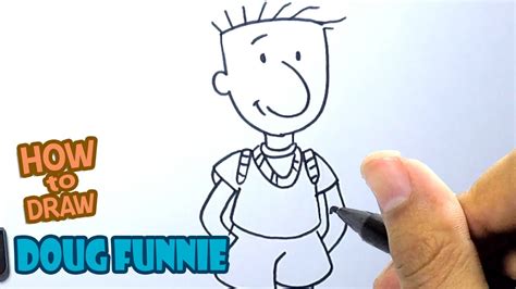 How to Draw Doug Funnie Step by Step - YouTube