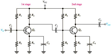 Multistage Amplifier Circuit Diagram