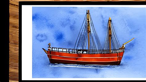 How to Draw a Historical Ship in Perspective with Watercolor · Creative ...