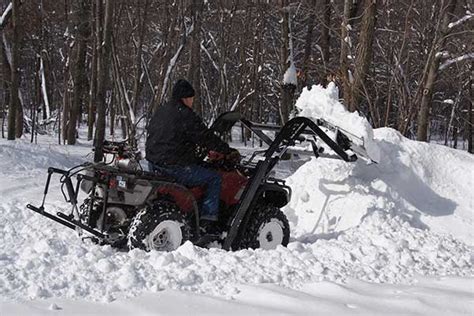 Snow Plow ATV Attachment | Hydraulic Powered ATV Snow Plow