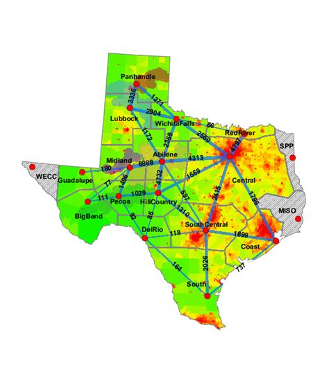 Ercot Map Of Transmission Lines