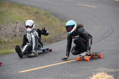 I have been downhill skateboarding for two years now. The fastest I have gone on a skateboard is ...