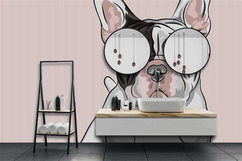 French Bulldog Kids Wallpaper | Cara Saven Wall Design