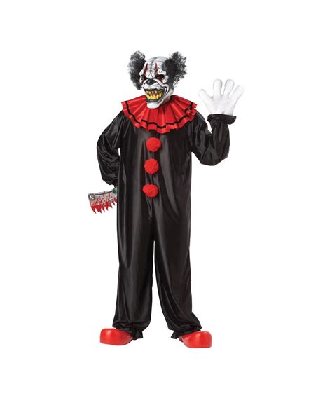 Last Laugh Dark Clown Costume - Men Costume