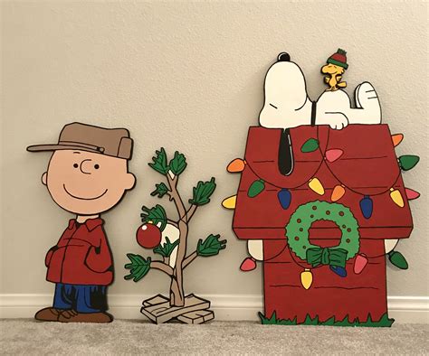 Charlie brown peanuts gang christmas holiday yard lawn art decorations ebay – Artofit