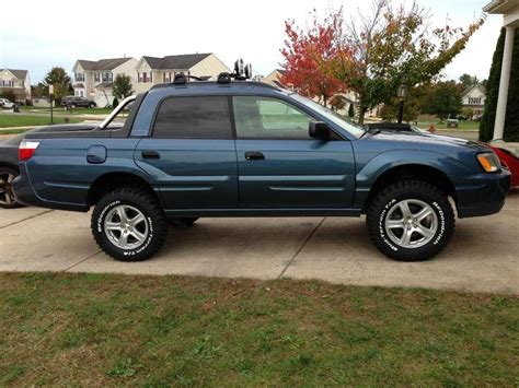 2006 Subaru Baja Sport - 4" lift with 29" Goodrich Mud TA KM2 235/70-16 tires | Subaru baja ...