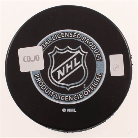 Mike Vernon Signed Flames 1989 Stanley Cup Champions Logo Hockey Puck ...