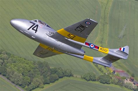 Interesting facts about the de Havilland Vampire; The Second Jet Fighter of British RAF