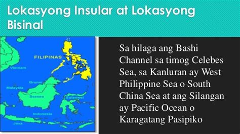 Mga Lokasyong Insular Ng Pilipinas