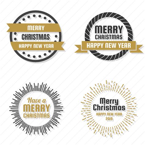 Christmas Vector Logo for banner 328386 Vector Art at Vecteezy