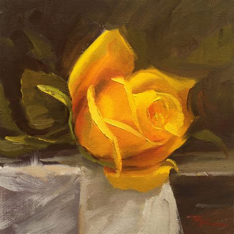 The Yellow Rose, Online Painting Lessons