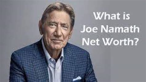 Joe Namath Biography, Wiki, Height, Age, Net Worth