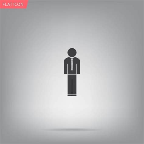 Premium Vector | Flat icon of businessman