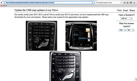 Updating The Volvo Maps Feature Info | Lovering Volvo Nashua