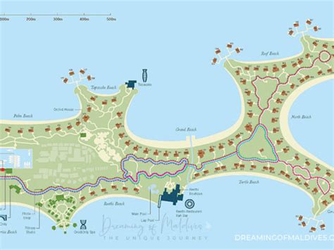 Baros Maldives Resort Maps