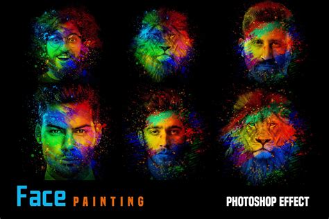 Face Painting Photoshop Effect – MasterBundles