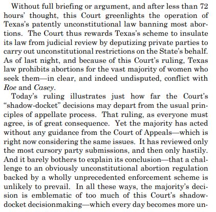 Neal Katyal on Twitter: "Justice Kagan's powerful intro to her dissent ...