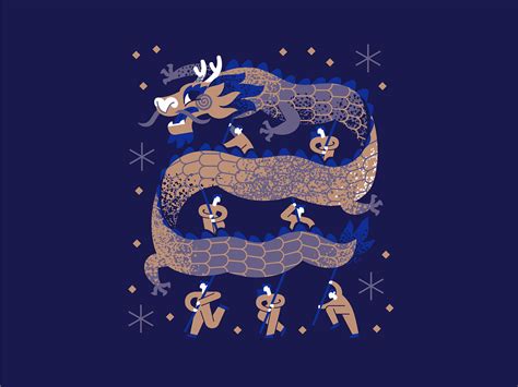 New Year's dragon by MissMarpl on Dribbble