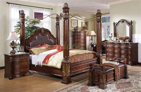 Canopy Bed Sets Bedroom Furniture Sets w Poster Canopy Beds 100 | Xiorex