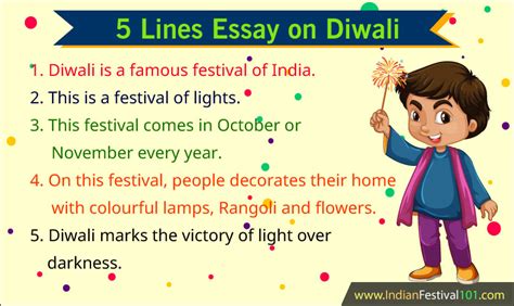 My Favourite Festival Diwali 10 Lines