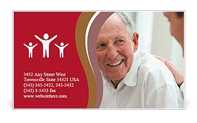 Doctor With Retired Man Business Card Template & Design ID 0000003967 - SmileTemplates.com