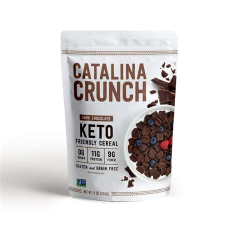 Catalina Crunch Dark Chocolate Keto Cereal | Zero Sugar, Low Carb, High ...