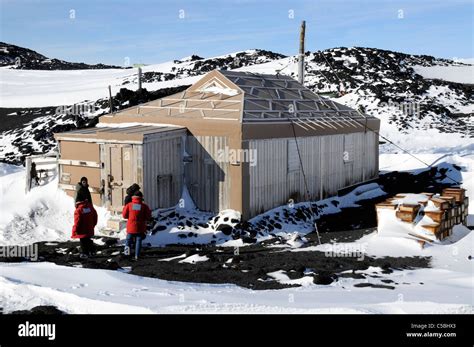 Historic Shackleton's Hut Cape Royds Antarctica Stock Photo - Alamy