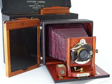 Century Camera, USA. Plate Camera, Box Camera, Field Camera, Slide Box, Folding Camera, Time ...