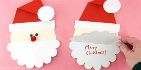 50 Homemade DIY Christmas Cards for Kids To Make - what moms love