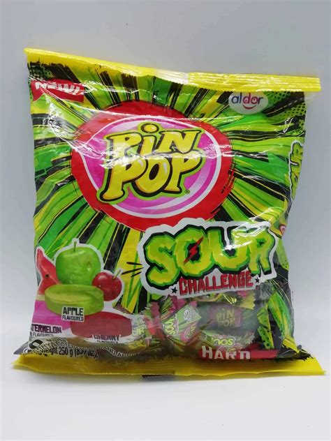 Pin Pop Hard Candy Sour Challenge 50's - Sweet Zone