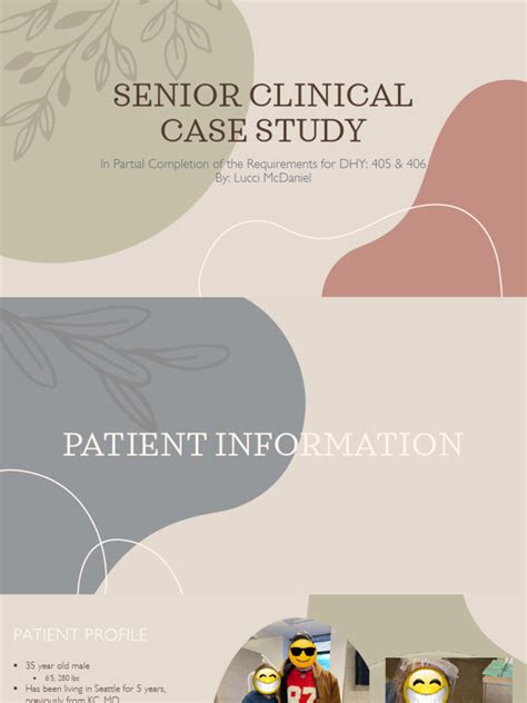 PDF Case Study-Compressed | PDF | Periodontology | Diseases And Disorders