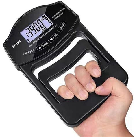 New Grip Strength Tester,396Lbs/180Kg Digital Hand Dynamometer Grip Strength Meter USB LCD ...