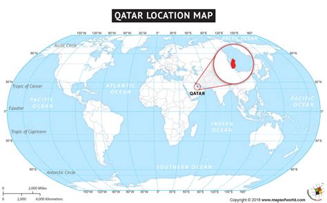 Where is Qatar, Qatar Location in World Map