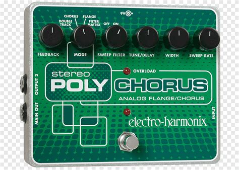 Chorus effect Electro-Harmonix Effects Processors & Pedals Flanging Electric guitar, music ...