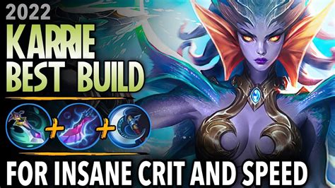 MLBB: Buffed Karrie Critical Best Build in 2022 | Build Top 1 Global ...